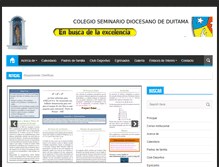 Tablet Screenshot of colseminario.edu.co